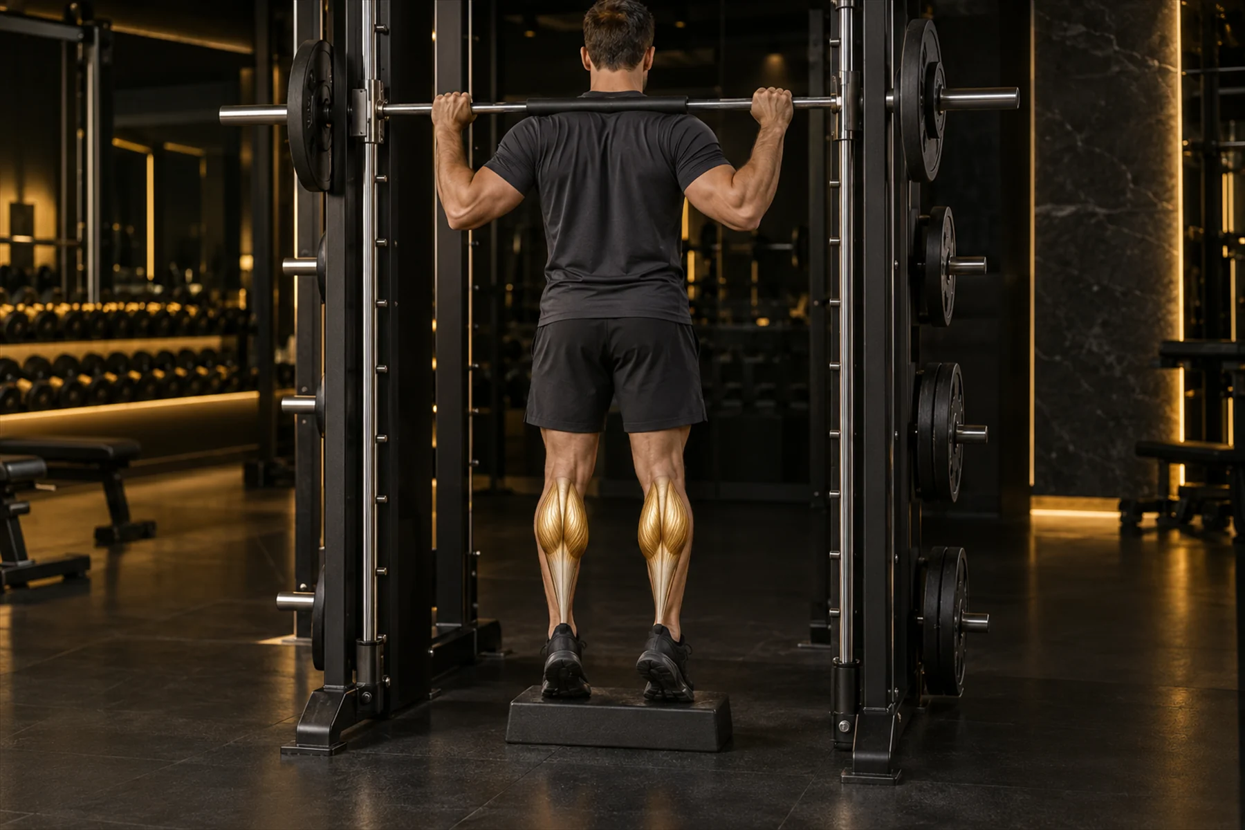 Smith Machine Calf Raise