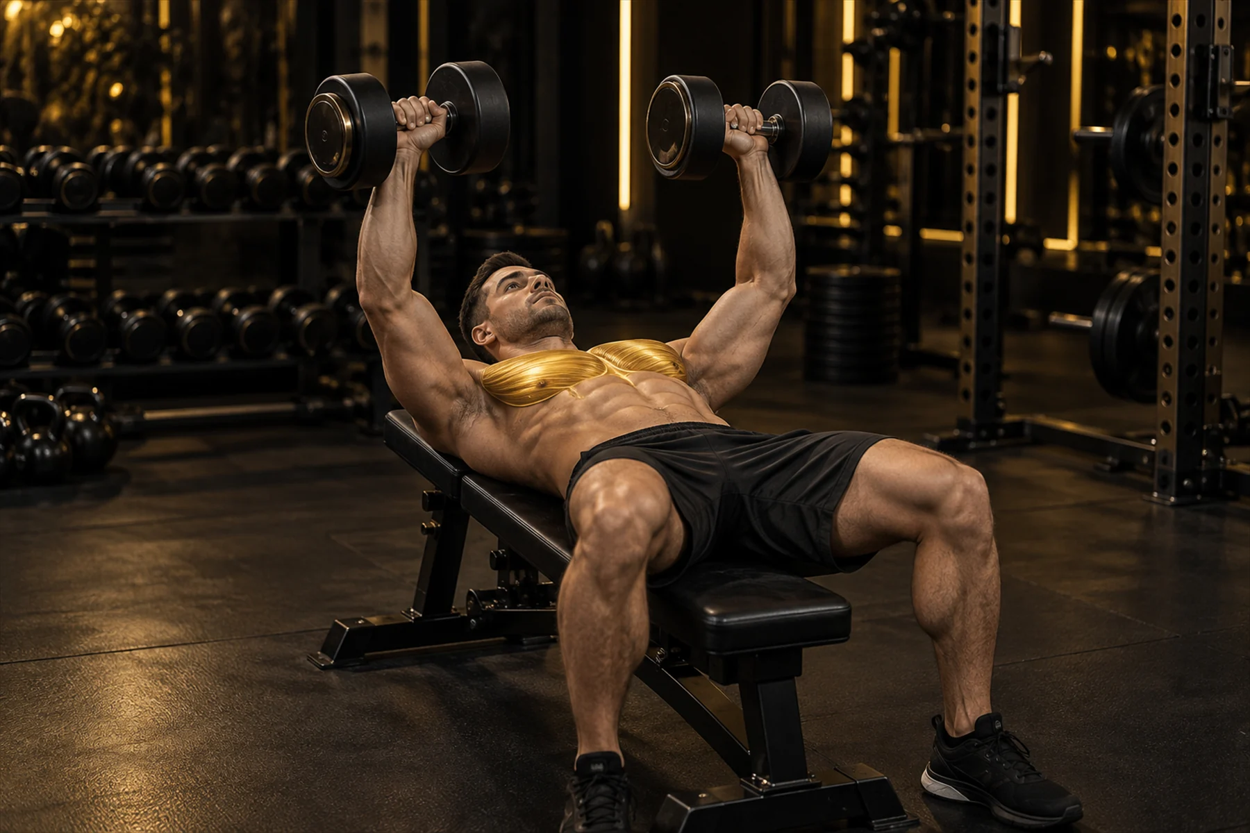 Flat Dumbbell Press