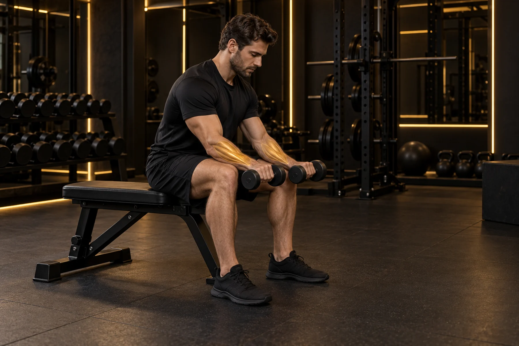 Dumbbell Reverse Wrist Curl