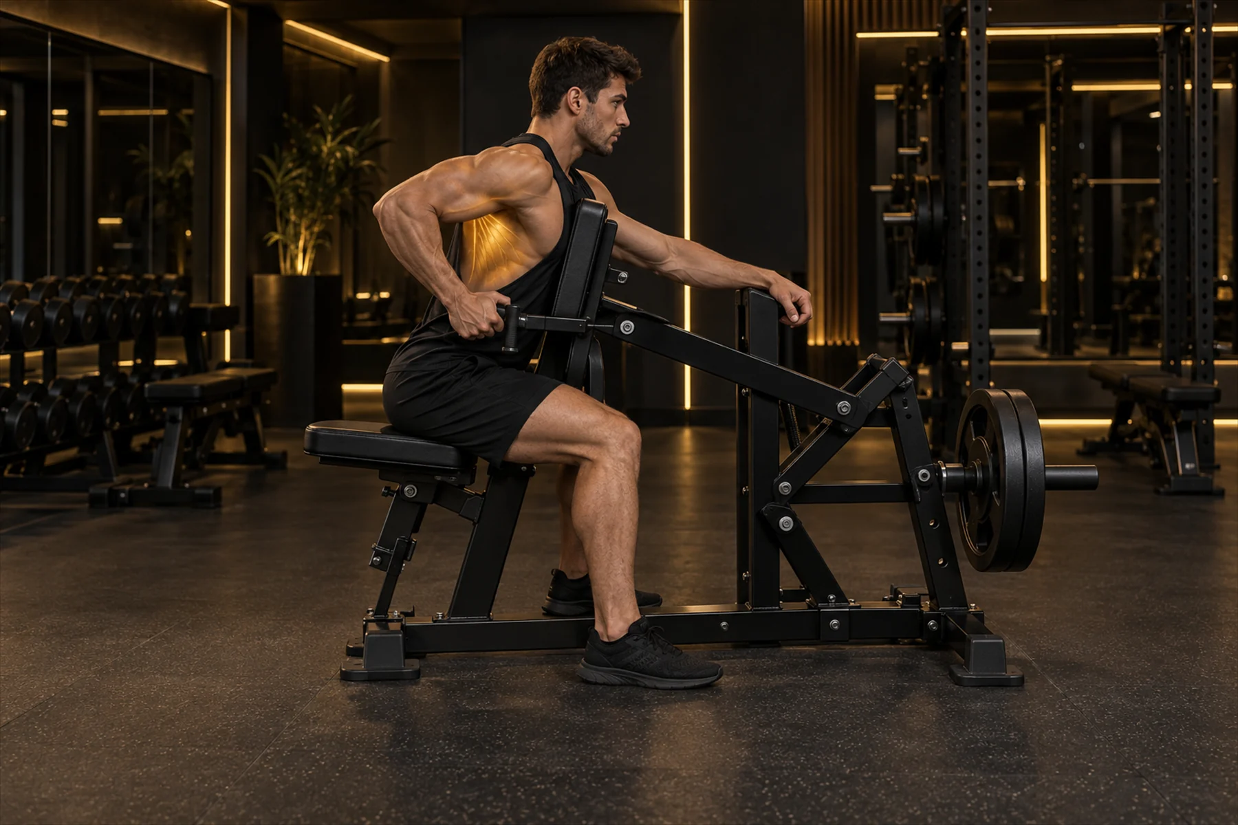 Machine Single-Arm Row