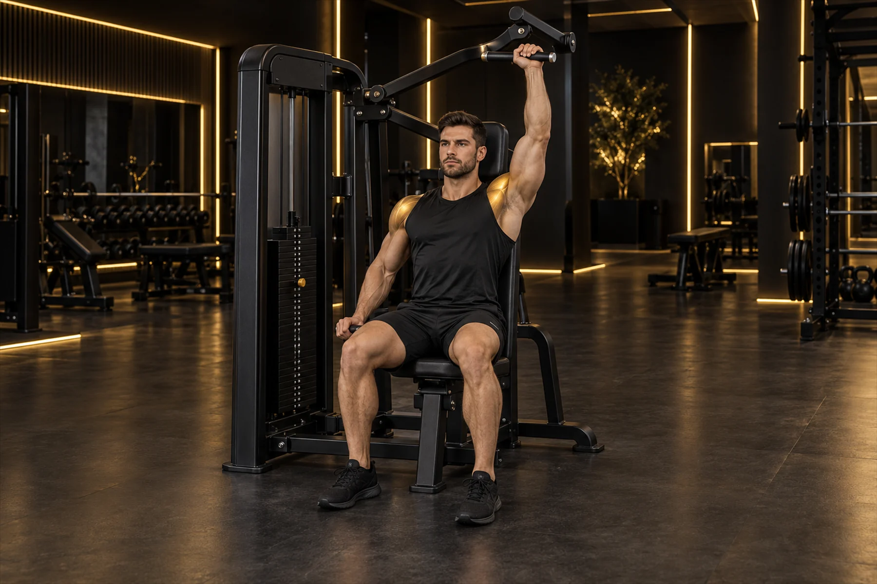 Machine Single-Arm Shoulder Press