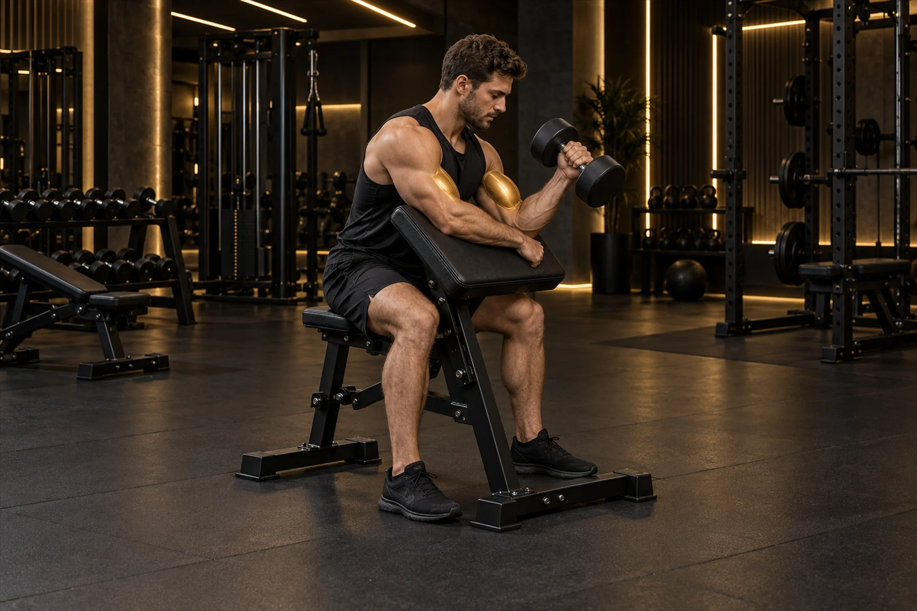 Preacher Hammer Curl