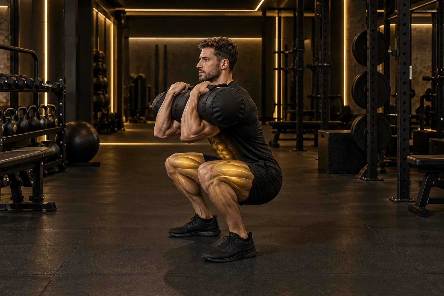 Sandbag Front Squat