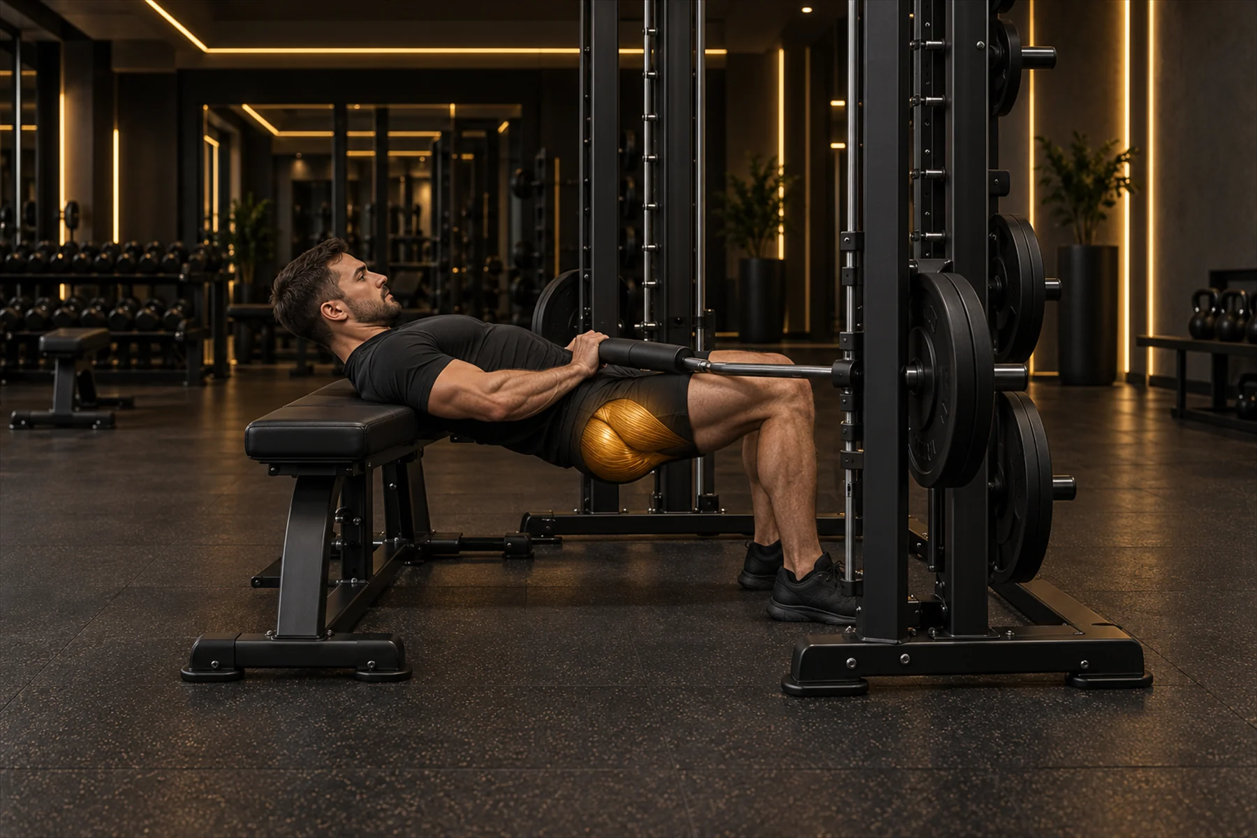 Smith Machine Hip Thrust