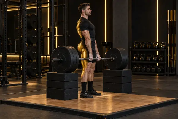Barbell Block Pull