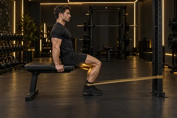 Resistance Band Seated Leg Curl