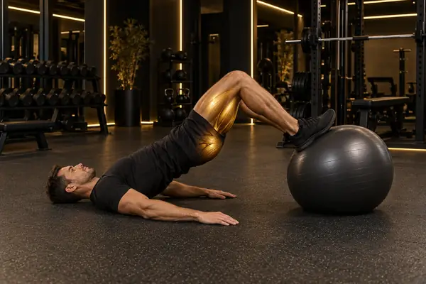 Swiss-Ball Leg Curl